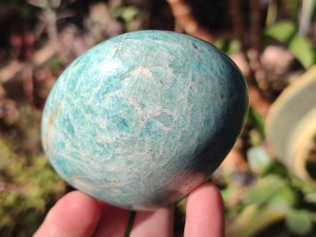 Polished Amazonite Gemstone Standing Free Form x 1 From Madagascar