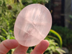 Polished Gemmy Star Rose Quartz Sphere with Rose Quartz Bowl Set x 1 From Ambatondrazaka, Madagascar
