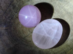Polished Gemmy Star Rose Quartz Sphere with Rose Quartz Bowl Set x 1 From Ambatondrazaka, Madagascar