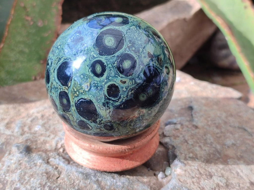 Polished Stromatolite Fossil Sphere x 1 From Mahajanga, Madagascar