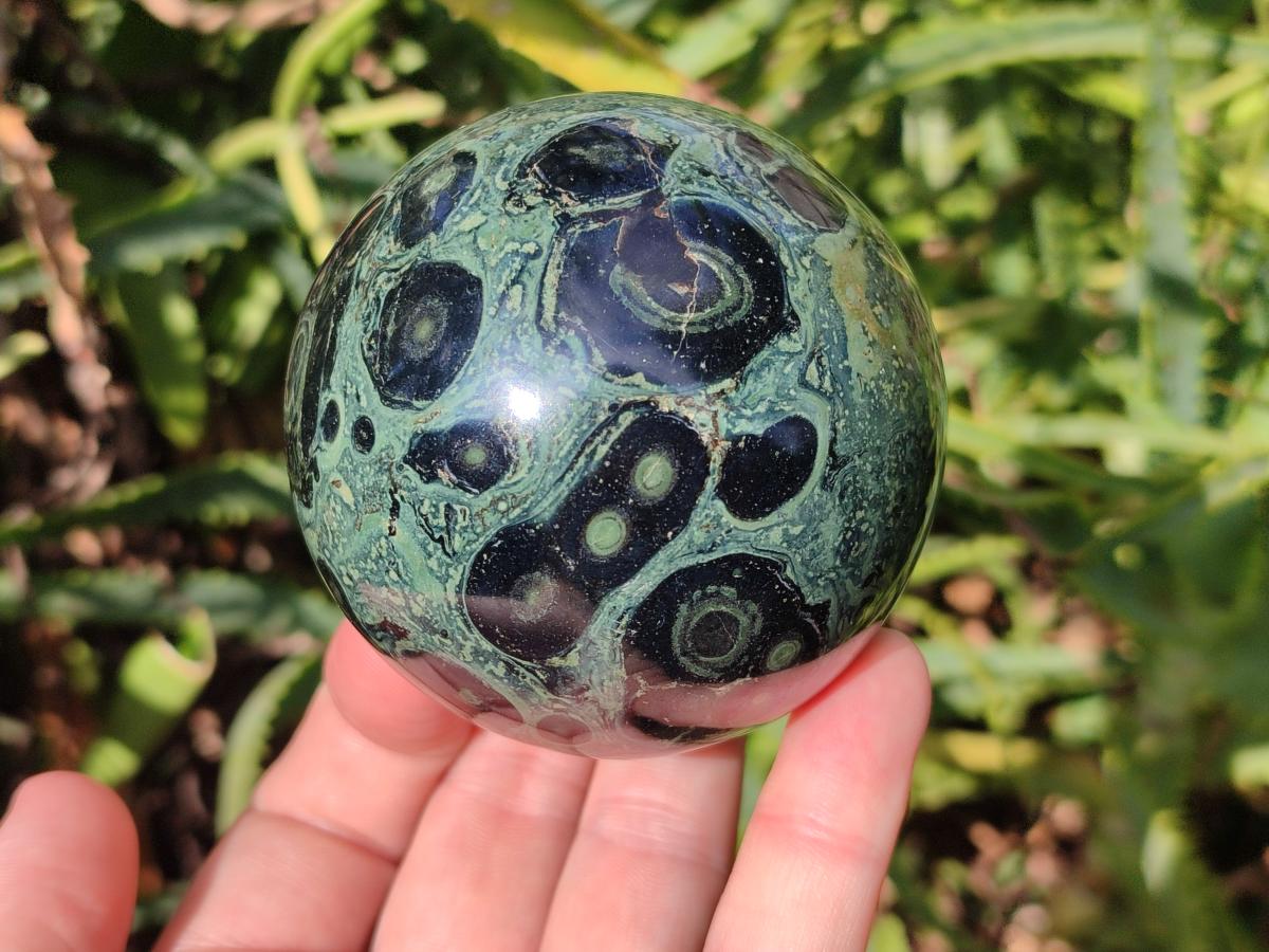 Polished Stromatolite Fossil Sphere x 1 From Mahajanga, Madagascar