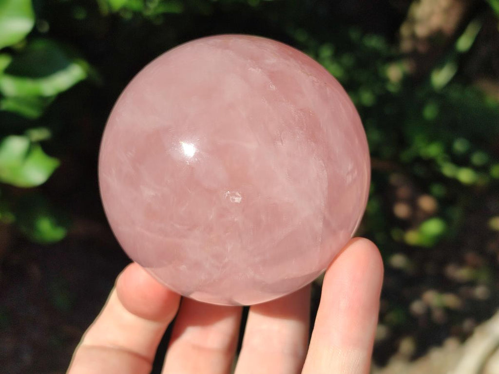 Polished Gemmy Star Rose Quartz Sphere x 1 From Ambatondrazaka, Madagascar