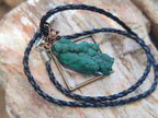 Hand Made Malachite Stalactite Specimen Necklace x 1 From Congo