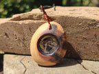 Hand Made Purpurite Necklace in Kameeldoring Wooden Necklace x 1 From Erongo, Namibia