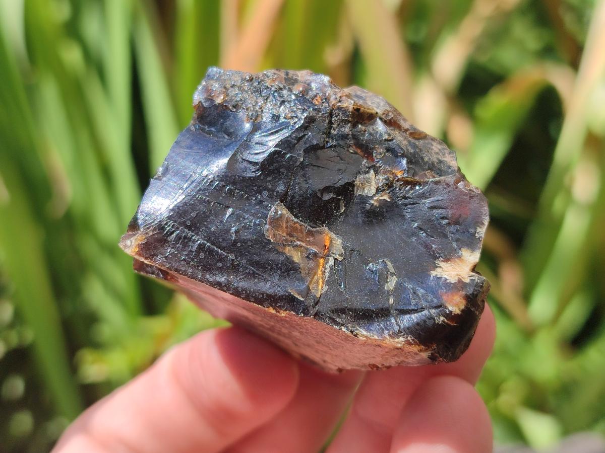 Natural Blue Burmese Amber Specimen x 1 From Burma