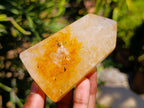 Polished Golden Healer Limonite Quartz Crystal x 1 From Madagascar