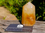 Polished Golden Healer Limonite Quartz Crystal x 1 From Madagascar
