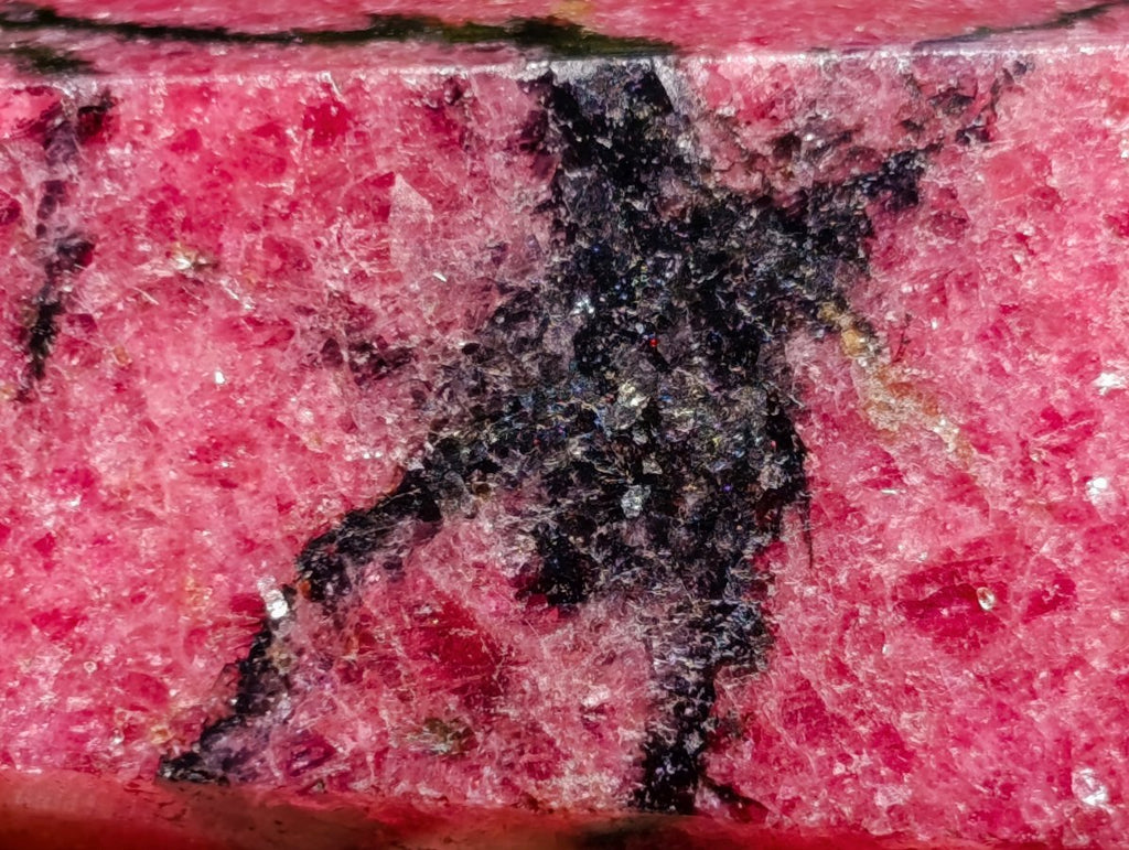 Polished Rare Red Rhodonite Display Crystal x 1 From Madagascar