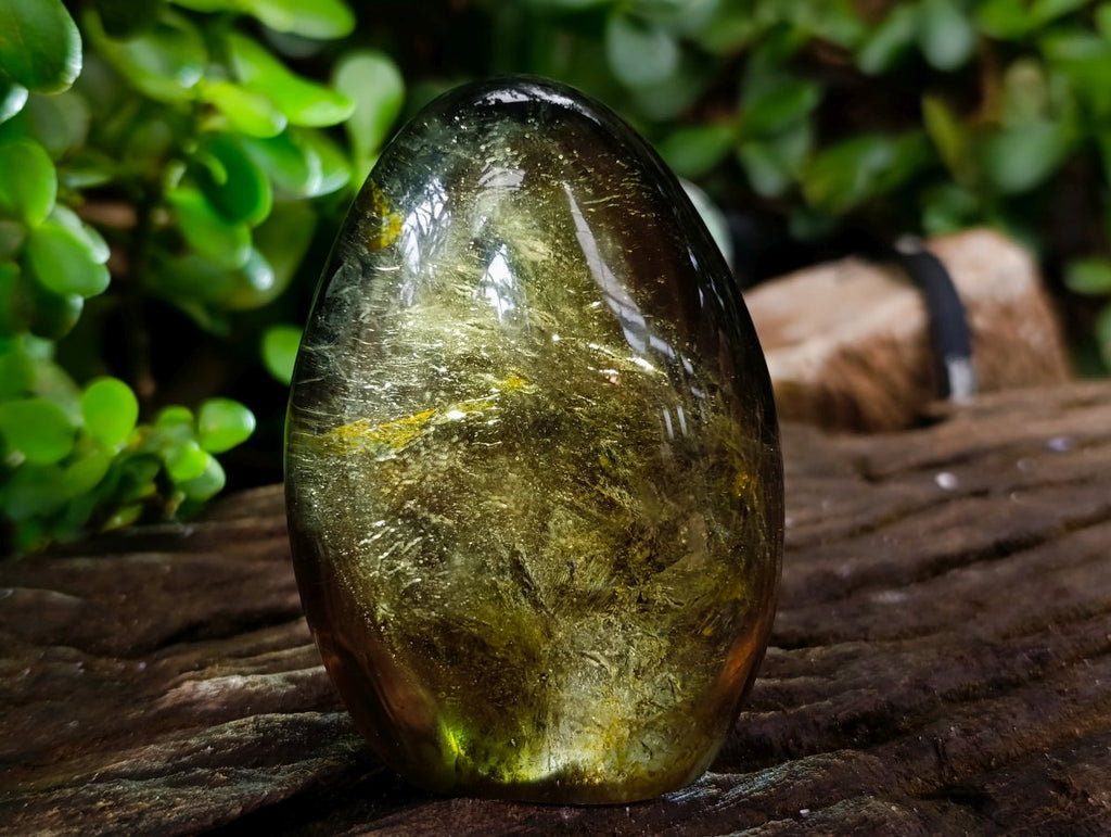 Polished Cognac Smokey Citrine Quartz Crystal Display Piece x 1 From Madagascar