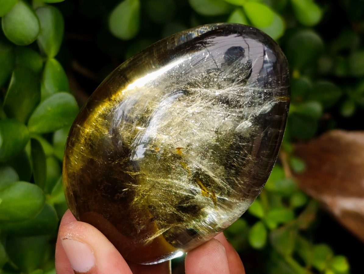 Polished Cognac Smokey Citrine Quartz Crystal Display Piece x 1 From Madagascar