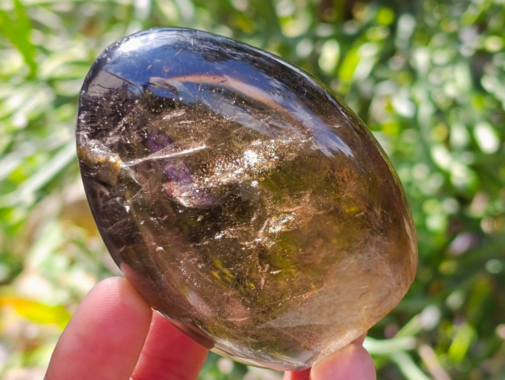 Polished Cognac Smokey Citrine Quartz Crystal Display Piece x 1 From Madagascar