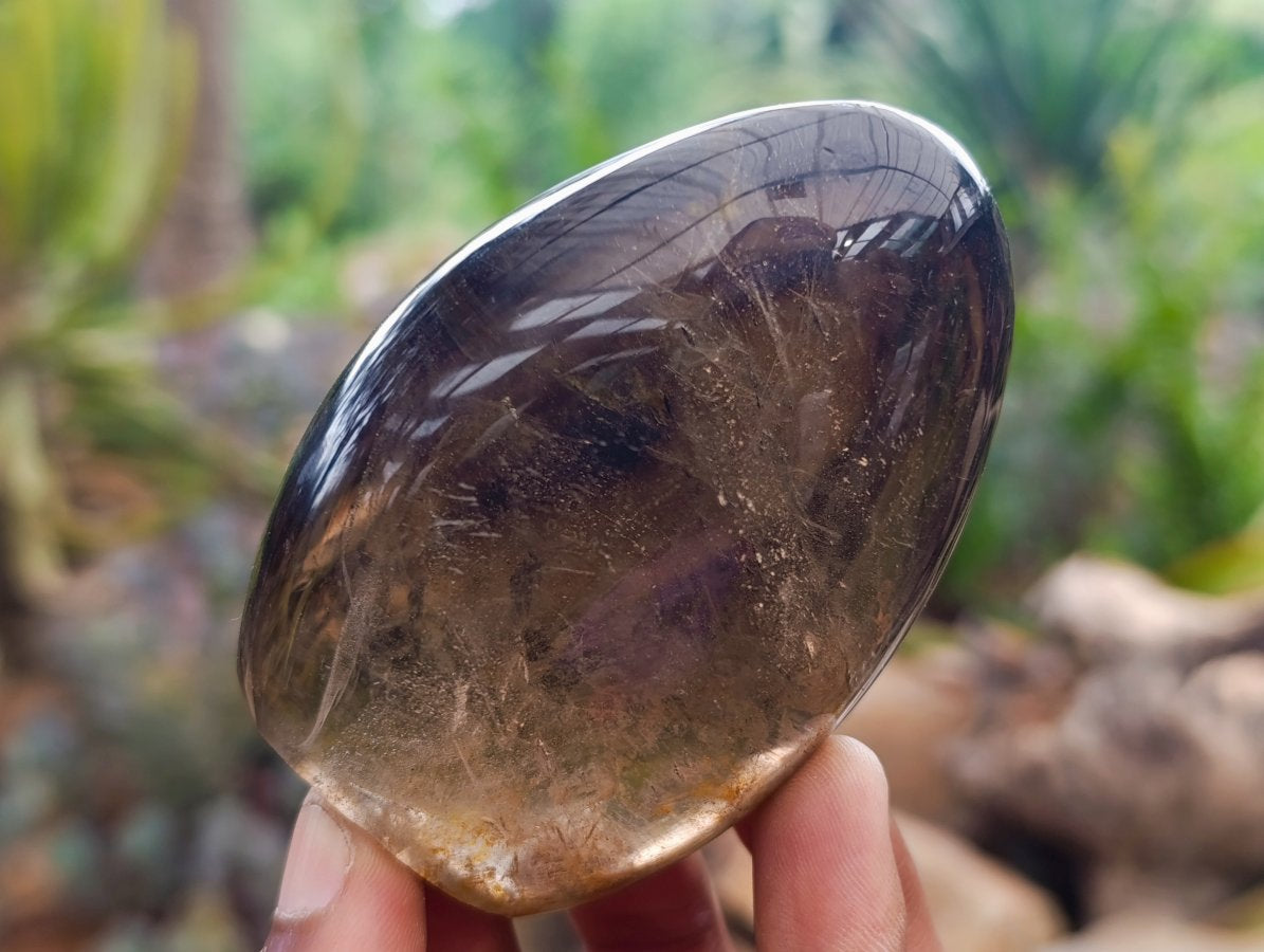 Polished Cognac Smokey Citrine Quartz Crystal Display Piece x 1 From Madagascar