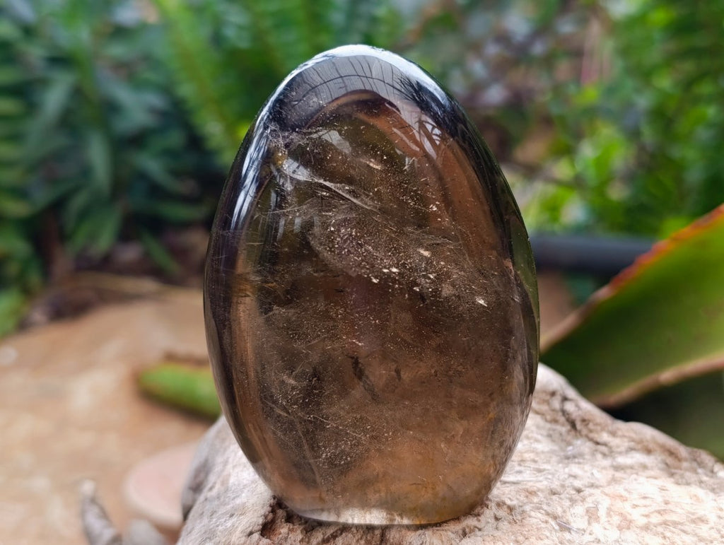 Polished Cognac Smokey Citrine Quartz Crystal Display Piece x 1 From Madagascar