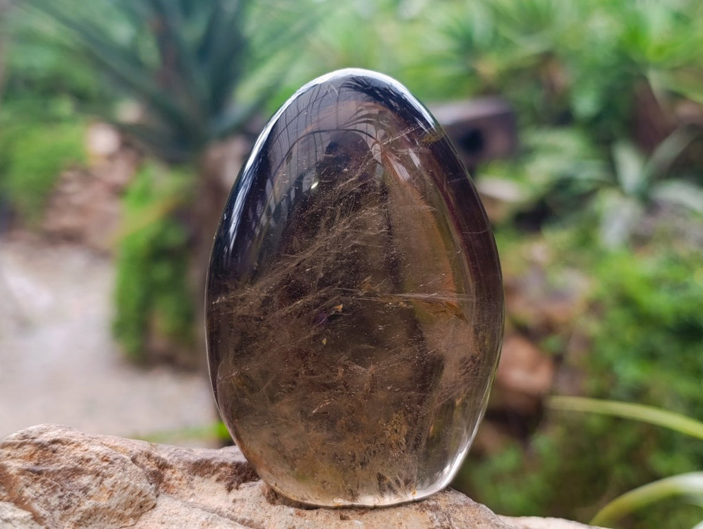 Polished Cognac Smokey Citrine Quartz Crystal Display Piece x 1 From Madagascar