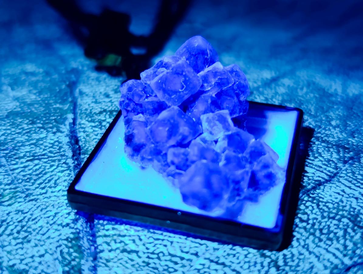 Hand Made Cubic Fluorite Necklace x 1 From Erongo, Namibia