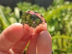 Polished Faceted 29.5 Carat Smokey Quartz Heart Stone x 1 From Madagascar