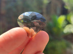 Polished Faceted 29.5 Carat Smokey Quartz Heart Stone x 1 From Madagascar