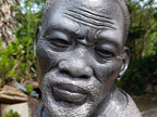 Hand Made XXL Wonder Stone Male African Bust Sculpture x 1 From Zimbabwe