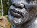 Hand Made XXL Wonder Stone Male African Bust Sculpture x 1 From Zimbabwe