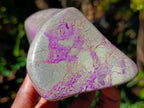 Polished Stichtite Standing Free Form x 1 From Barberton South Africa