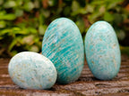 Polished Amazonite Gemstone 9 Piece Galet Set x 1 From Madagascar