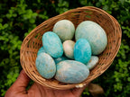 Polished Amazonite Gemstone 9 Piece Galet Set x 1 From Madagascar
