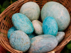 Polished Amazonite Gemstone 9 Piece Galet Set x 1 From Madagascar