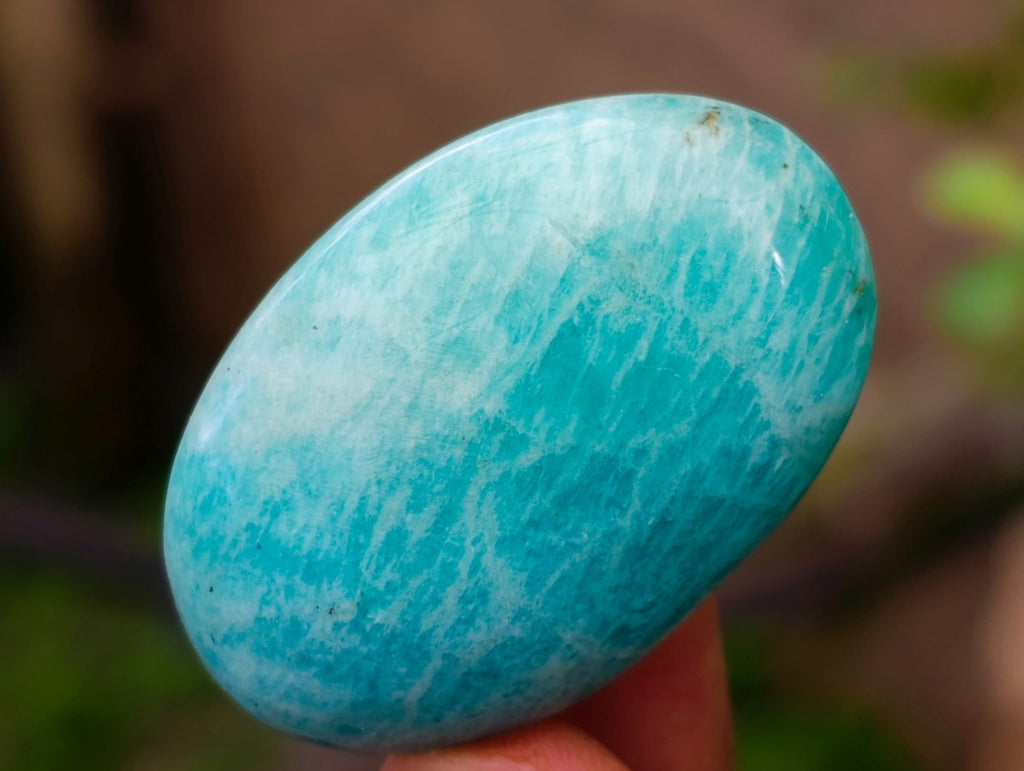 Polished Amazonite Gemstone 9 Piece Galet Set x 1 From Madagascar