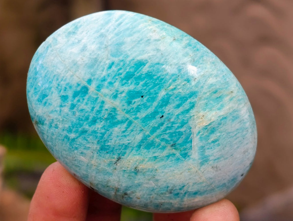 Polished Amazonite Gemstone 9 Piece Galet Set x 1 From Madagascar