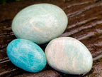 Polished Amazonite Gemstone 9 Piece Galet Set x 1 From Madagascar