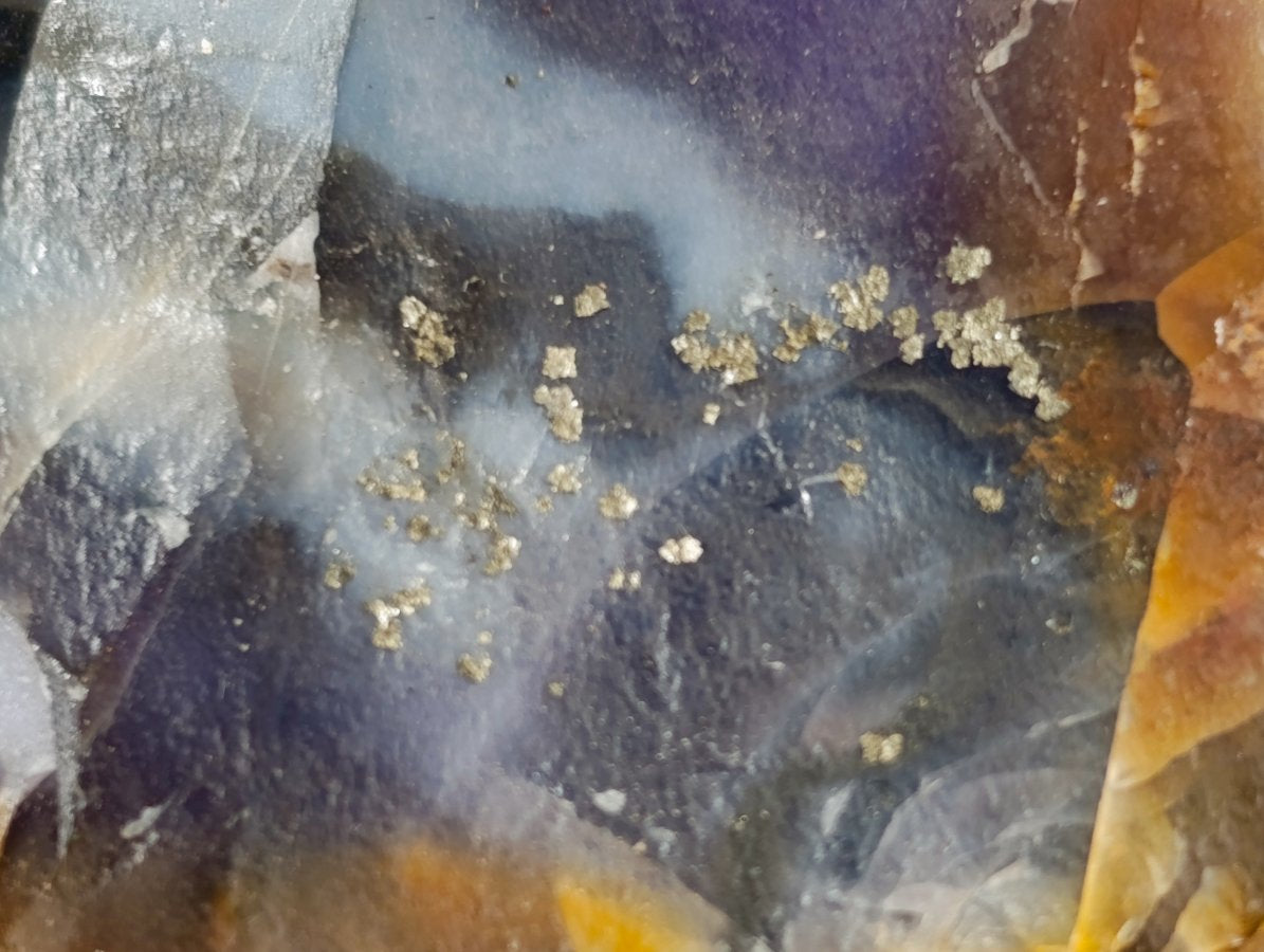 Natural Cabinet Size Purple Chalcedony x 1 From Nosy Varika Madagascar