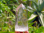 Polished Clear Quartz Display Crystal x 1 From Madagascar
