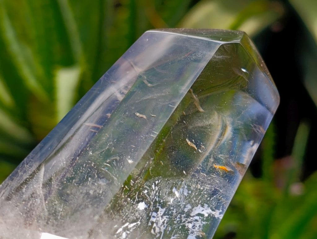 Polished Clear Quartz Display Crystal x 1 From Madagascar