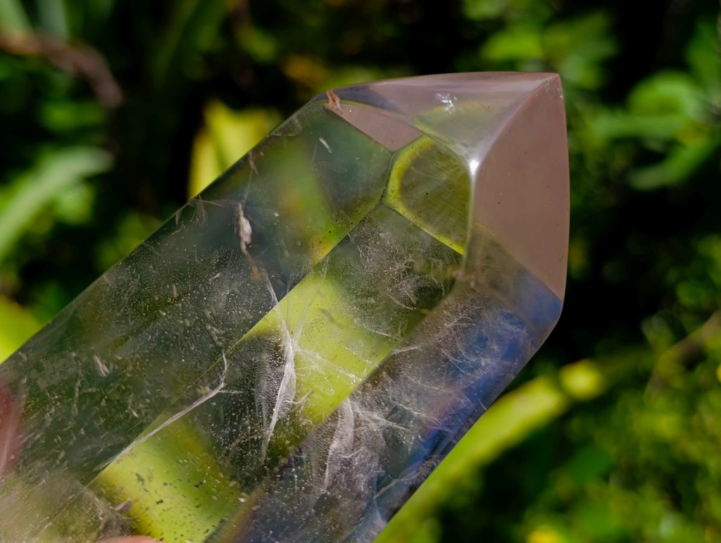 Polished Clear Quartz Display Crystal x 1 From Madagascar
