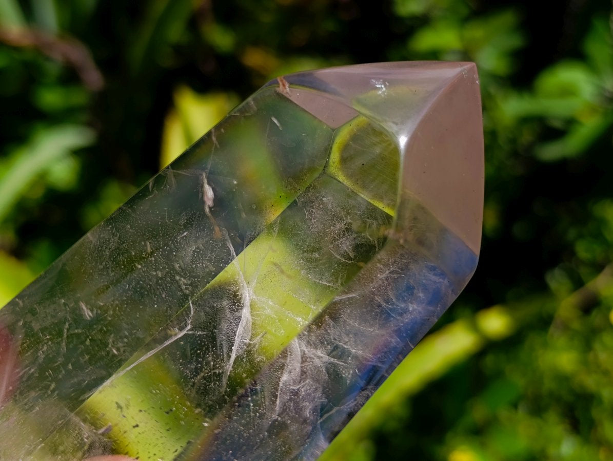 Polished Clear Quartz Display Crystal x 1 From Madagascar