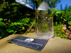 Polished Clear Quartz Display Crystal x 1 From Madagascar