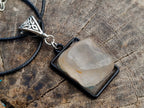 Handmade Silver Topaz Crystal Necklace x 1 From Spitzkop Namibia