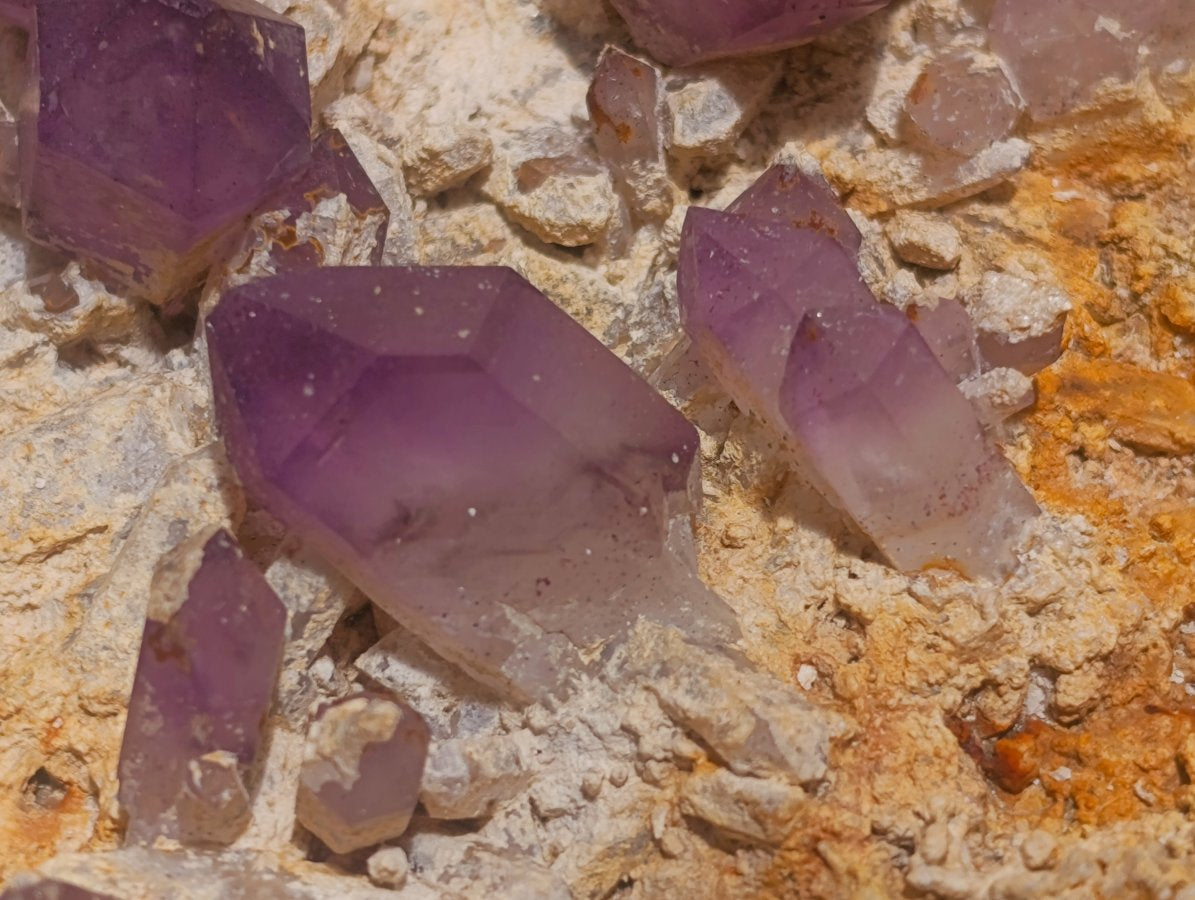 Natural Large Amethyst Crystal Plate Specimen x 1 From Brandberg, Namibia