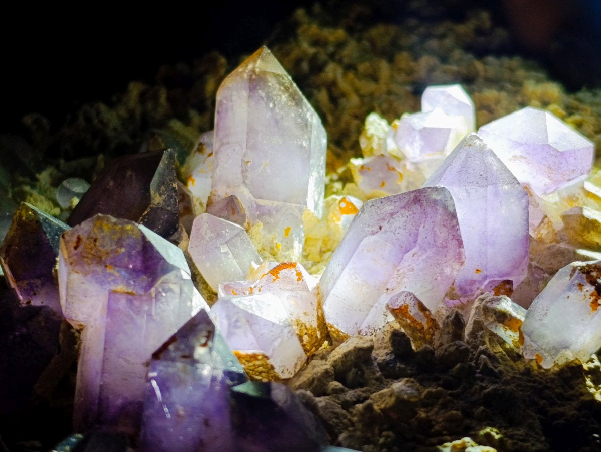 Natural Large Amethyst Crystal Plate Specimen x 1 From Brandberg, Namibia
