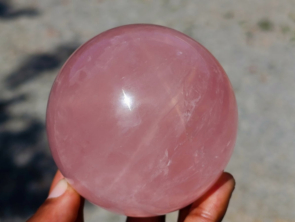 Polished Gemmy Star Rose Quartz Sphere x 1 From Ambatondrazaka, Madagascar