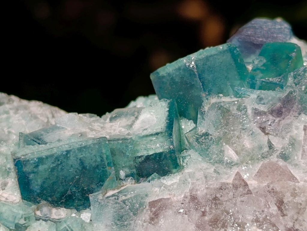 Natural Green Cubic Fluorite Crystal Specimen x 1 From Mandrosonoro Madagascar