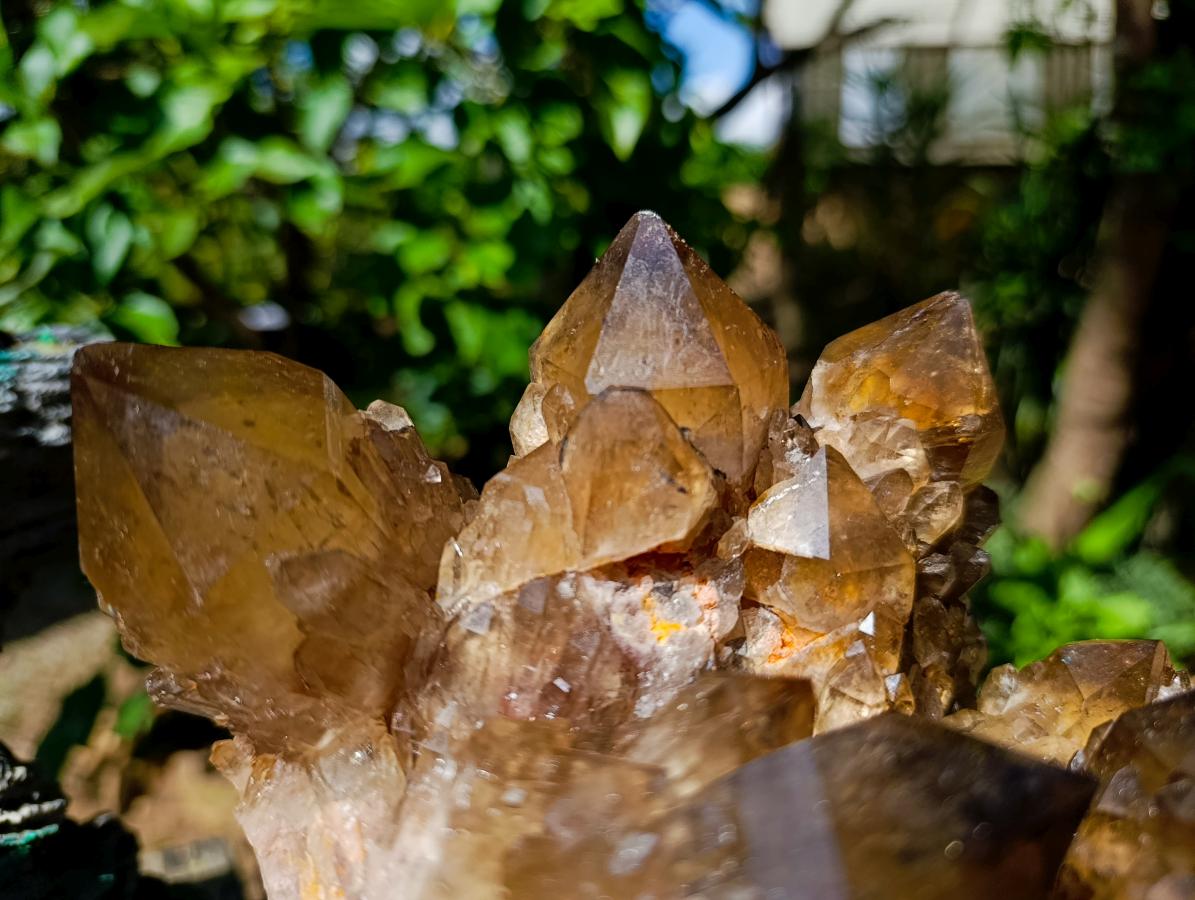 Natural Large Smokey Citrine Cluster Specimen x 1 From Luena Congo
