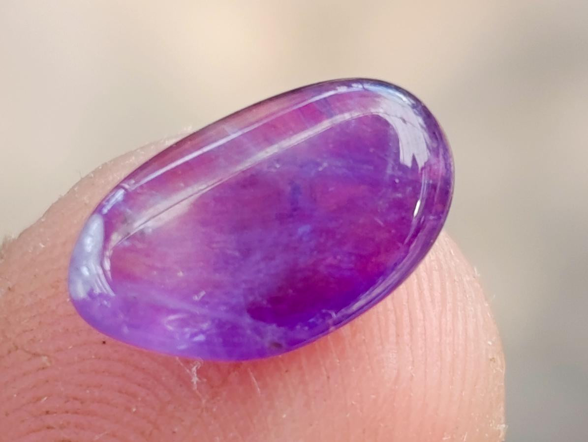 Polished Mini Chevron Amethyst Tumbled Stones - Sold Per 500g Lot - From Kolomo, Zambia