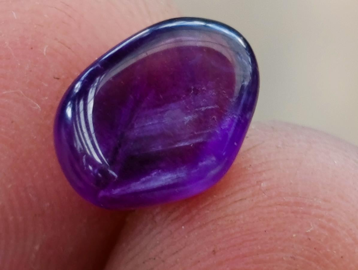 Polished Mini Chevron Amethyst Tumbled Stones - Sold Per 500g Lot - From Kolomo, Zambia