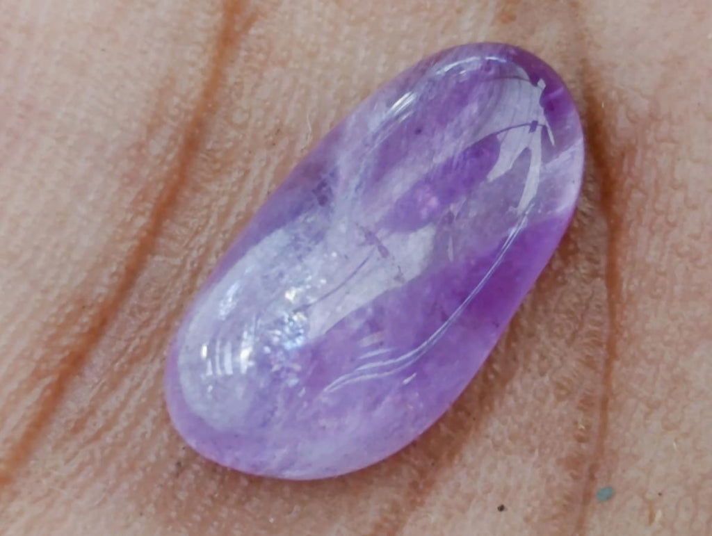 Polished Mini Chevron Amethyst Tumbled Stones - Sold Per 500g Lot - From Kolomo, Zambia