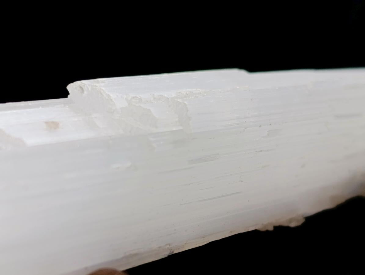 Natural White Selenite Crystal Wand x 1 From China