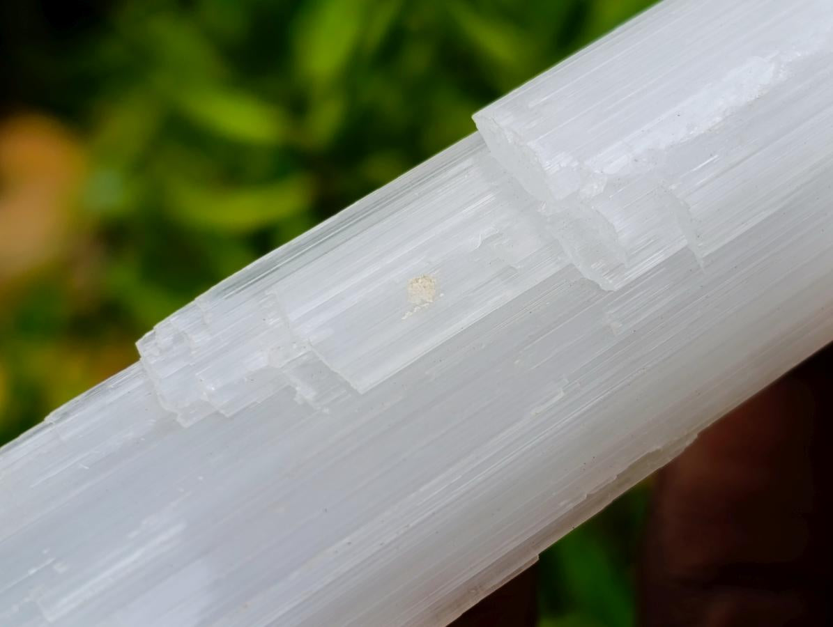 Natural White Selenite Crystal Wand x 1 From China