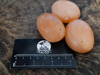 Polished Orange Twist Calcite Palm Stone Bouquet Basket of 8 Pieces x 1 From Madagascar