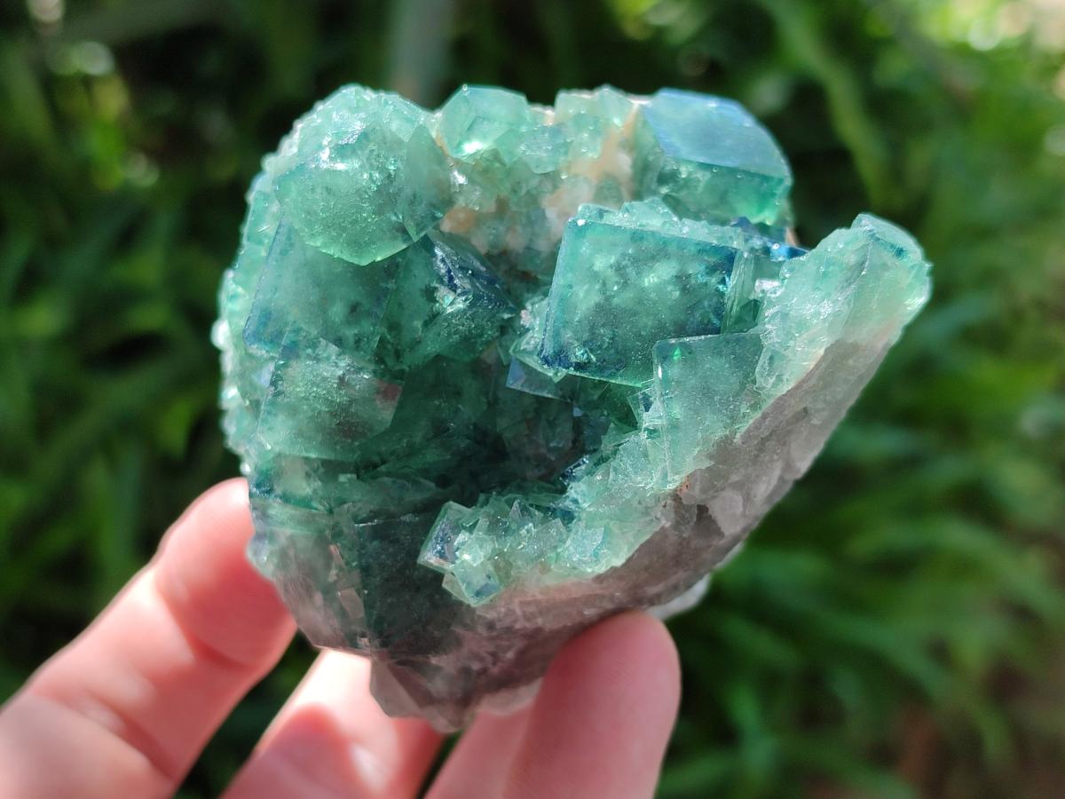 Natural Cubic Fluorite Specimen x 1 From Mandrosonoro Madagascar
