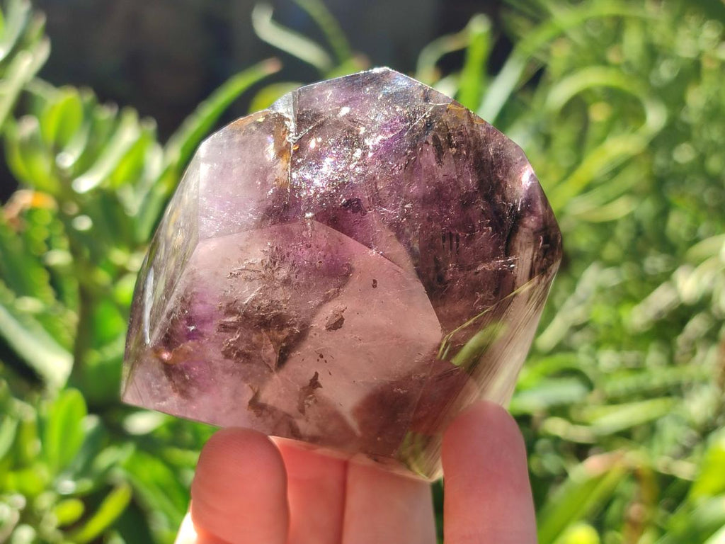 Polished Smokey Amethyst Window Display Crystal x 1 From Akansobe, Madagascar